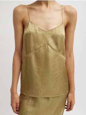 Tibi Slip Cami Champagne Size 4 NWT Excellent